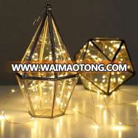 Xmas decorative high quality copper starry string light