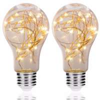 A60 New Style Copper Wire bulb E27 LED Star fairy Bulb RGB warm white