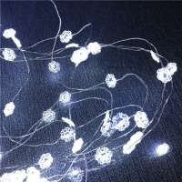 New 2M 5M 10M Copper Silver Wire LED String lights Waterproof Holiday lighting For Fairy Christmas Tree Wedding Party Decoration